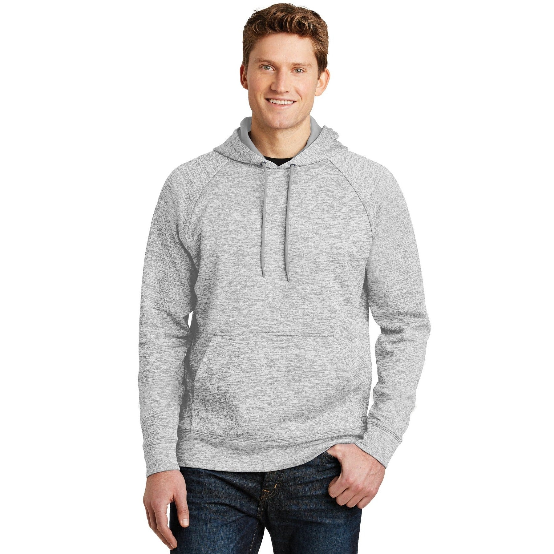 Sport-Tek-Sport-Tek® PosiCharge® Electric Heather Fleece Hooded Pullover. ST225-MedTech-3